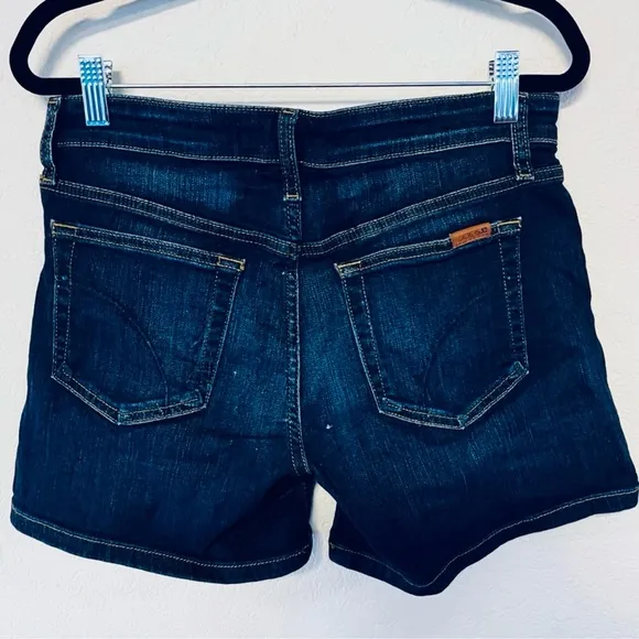 Joe's Jeans Straight Summer CHIC Dark Wash Denim Shorts sz 26 MSRP $128