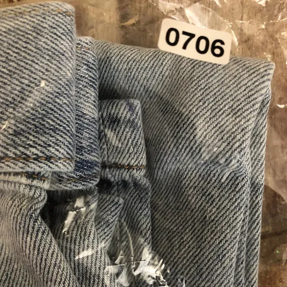 Joe's Jeans The Belted Wide Leg Jeans Acid Wash Denim Tatra Blue NWT Size 30