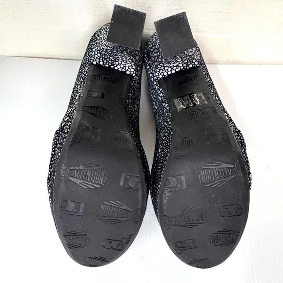 JOHN FLUEVOG Platform Heels Womens 7 Attention Paris Devilfish