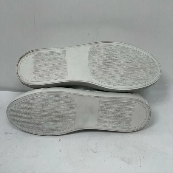 JOHN GALLIANO Paris GAZETTE White Leather High Top MEN'S Sneakers EUR 43