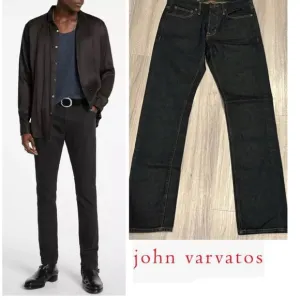 John Varvatos, 29” Waist, Men’s, Black Jeans, Straight Leg, Slim, Designer, NWT!