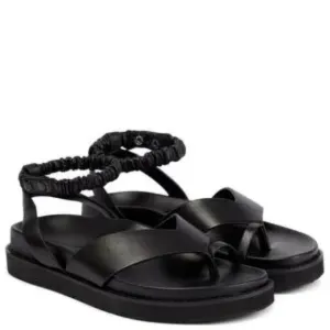 JONATHAN SIMKHAI Talie Toe Platform Leather Thong Sandals Shoes EU 38/US 8