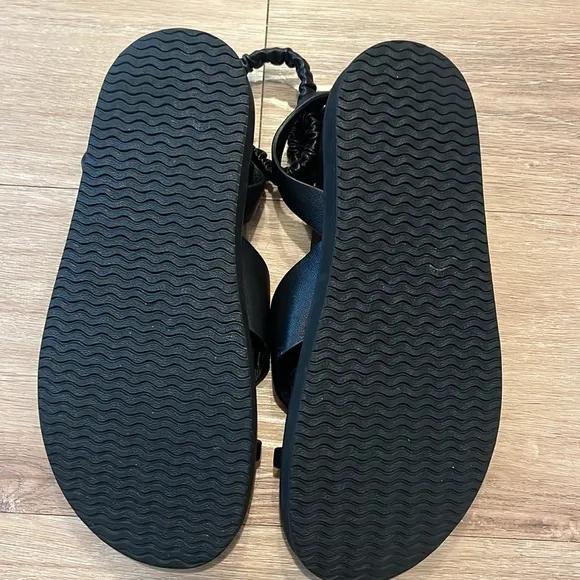 JONATHAN SIMKHAI Talie Toe Platform Leather Thong Sandals Shoes EU 38/US 8