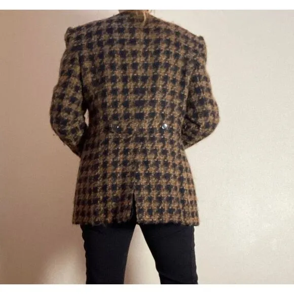 Jones New York Wool Tweed Coat Jacket ~ Sz 12 ~ Chic &amp; Now! Upper West Side