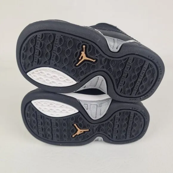 Jordan 9.5 Team Low Toddler Shoes Black Athletic Sneakers Size 3 C