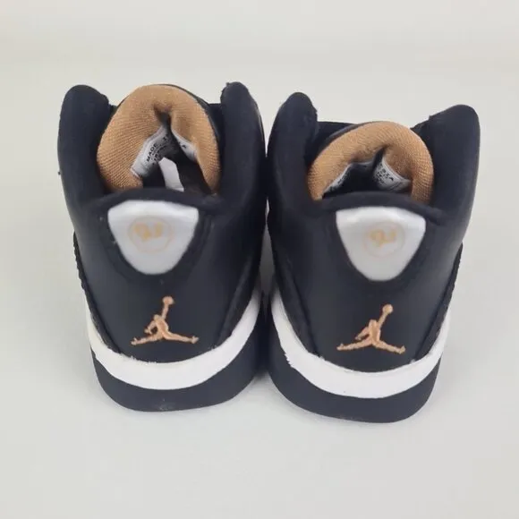 Jordan 9.5 Team Low Toddler Shoes Black Athletic Sneakers Size 3 C