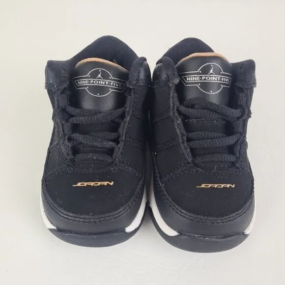 Jordan 9.5 Team Low Toddler Shoes Black Athletic Sneakers Size 3 C