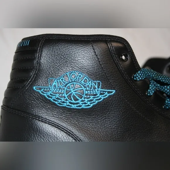 Jordan &quot;Phly Legend&quot; Black/Blue Leather Shoes Size: 9.5 (men)