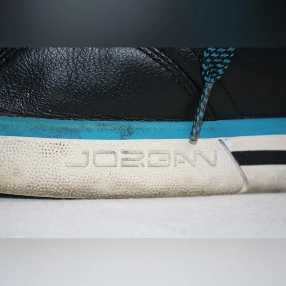 Jordan &quot;Phly Legend&quot; Black/Blue Leather Shoes Size: 9.5 (men)
