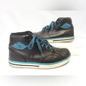 Jordan &quot;Phly Legend&quot; Black/Blue Leather Shoes Size: 9.5 (men)