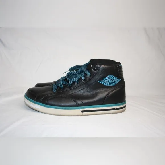 Jordan &quot;Phly Legend&quot; Black/Blue Leather Shoes Size: 9.5 (men)