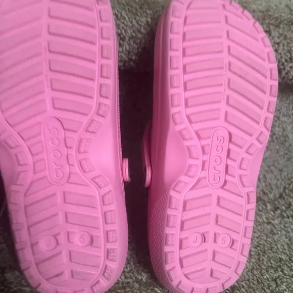Jordan Black/Pink High-Top Kids Sneakers&amp; Crocs Clogs Lot