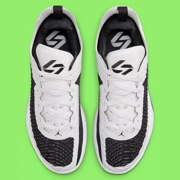 Jordan Luka 1 Men's Size 9 White Black Volt Basketball Shoes DN1772-107