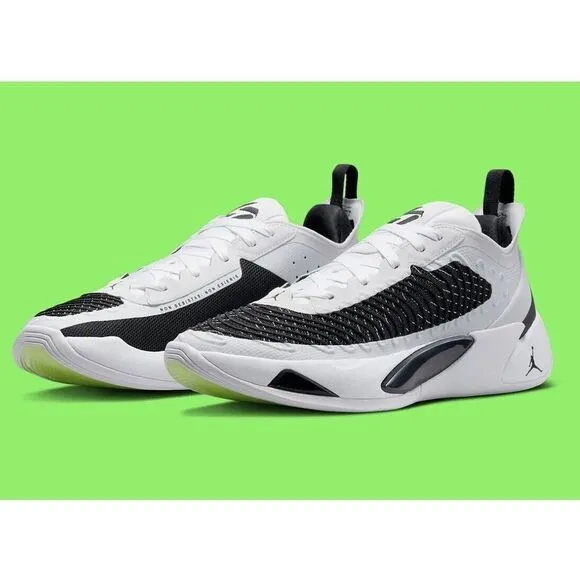Jordan Luka 1 Men's Size 9 White Black Volt Basketball Shoes DN1772-107
