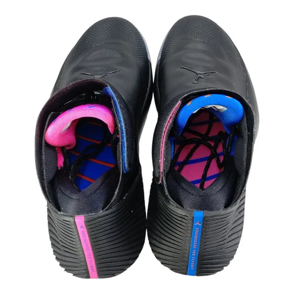 Jordan Mens Sz 9.5 Why Not Zer0.1 Black Pink Blast Signal Blue Basketball Shoes
