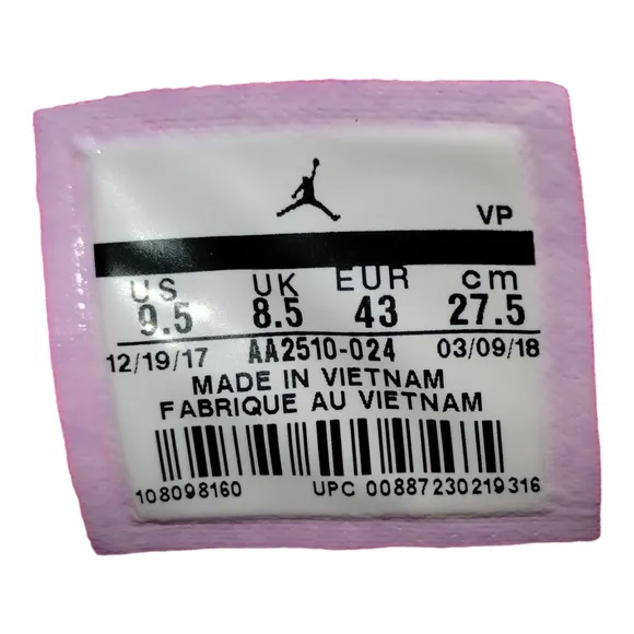 Jordan Mens Sz 9.5 Why Not Zer0.1 Black Pink Blast Signal Blue Basketball Shoes