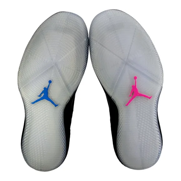 Jordan Mens Sz 9.5 Why Not Zer0.1 Black Pink Blast Signal Blue Basketball Shoes