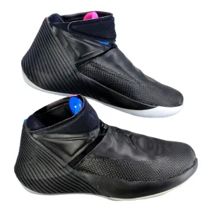 Jordan Mens Sz 9.5 Why Not Zer0.1 Black Pink Blast Signal Blue Basketball Shoes