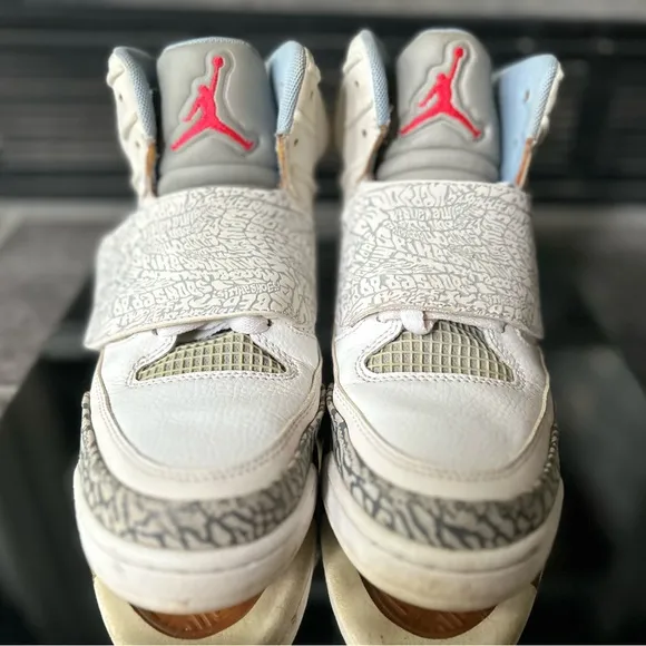 Jordan sons of Mars Gs ‘White Blue Cement’ size : 5y