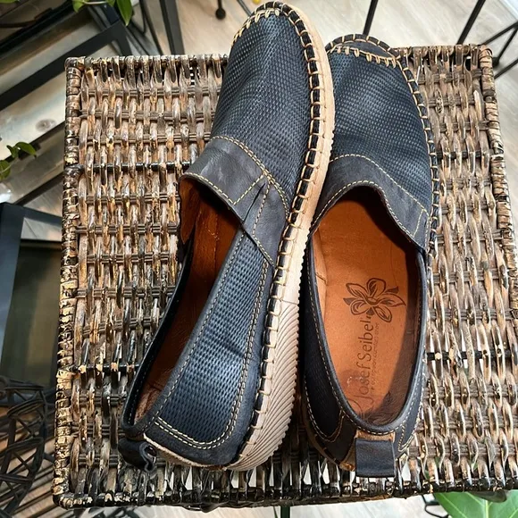 JOSEF SEIBEL Sofie 17 leather espadrille pull on loafer women’s size 10