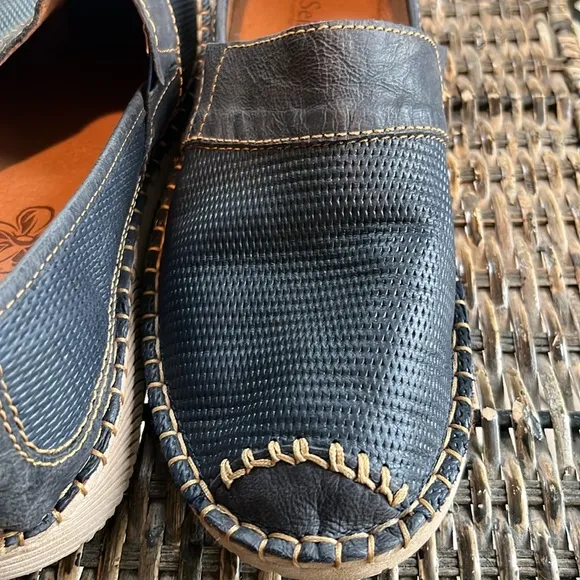 JOSEF SEIBEL Sofie 17 leather espadrille pull on loafer women’s size 10