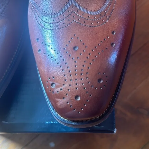 Joseph abboud dress shoes brown size 14
