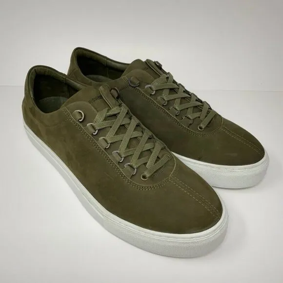 K-Swiss Mens Sneaker Shoes Green Lace Up Low Top