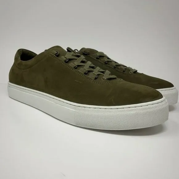 K-Swiss Mens Sneaker Shoes Green Lace Up Low Top