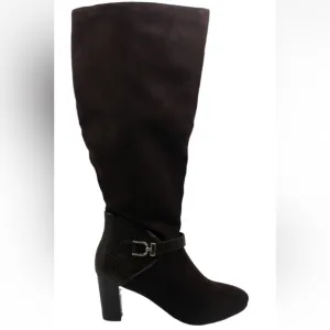 Karen Scott Womens Sharonn Closed Toe Mid-Calf Fashion Boots, Brown, Size 7.0