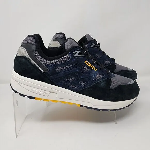 Karhu Running Shoes Mens 7.5 Blue Logo Lace Up Gym Active Cushioned Sneakers