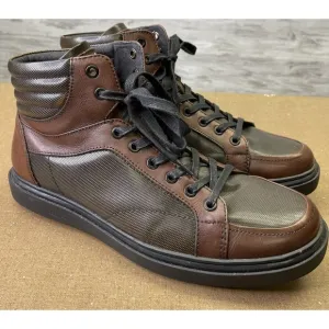 Karl Lagerfeld Men’s Shoes Size 11.5 Brown Leather High Top