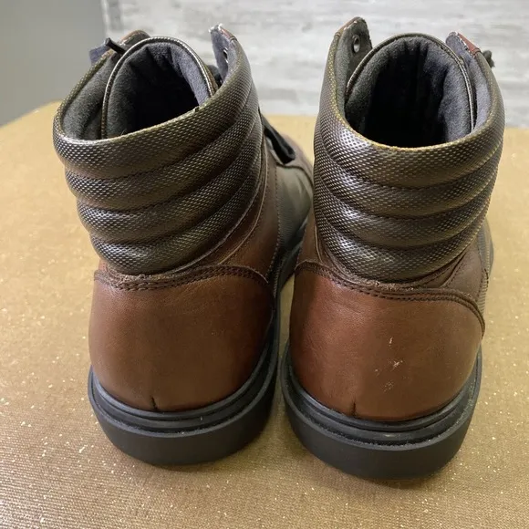 Karl Lagerfeld Men’s Shoes Size 11.5 Brown Leather High Top