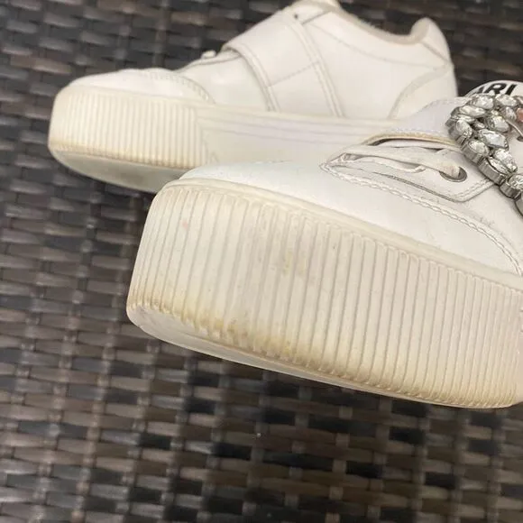 Karl Lagerfield, Paris, buckle retro platform sneakers