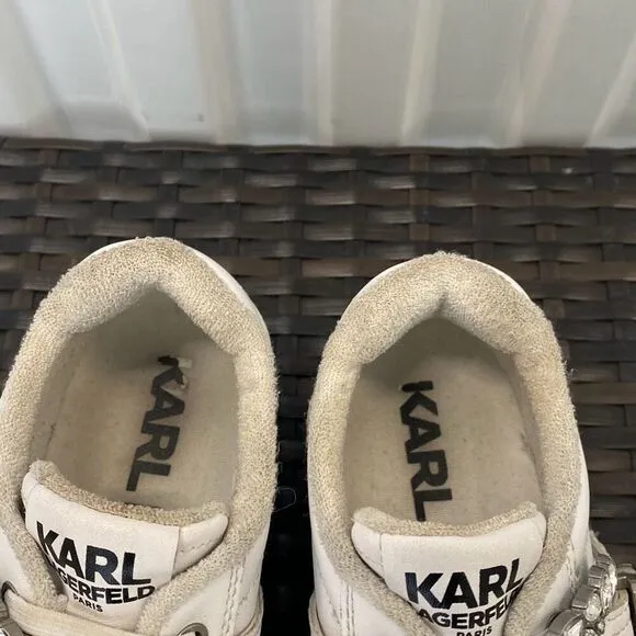 Karl Lagerfield, Paris, buckle retro platform sneakers