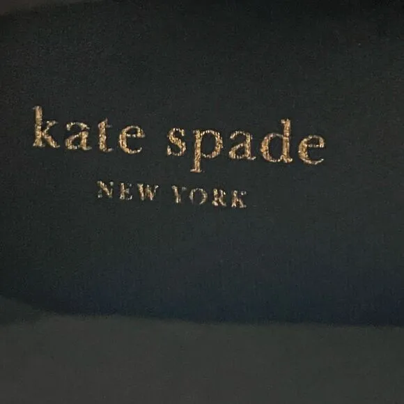 Kate Spade New York Solatice Rain Boots Black Pull On Chelsea Style Size 11 NEW