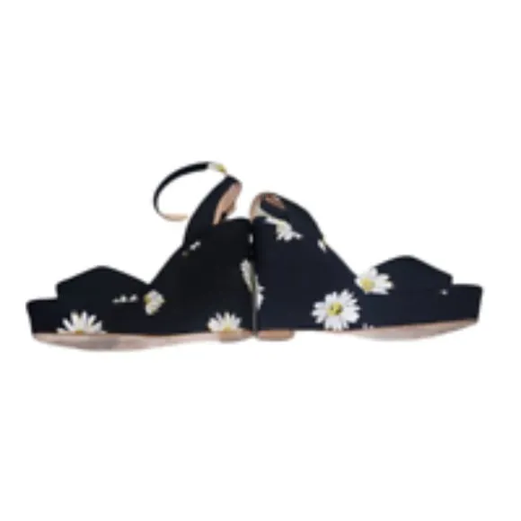 Kate spade NY Dellie Printed DAISY Platform Wedge Shoes Women's Size 8M