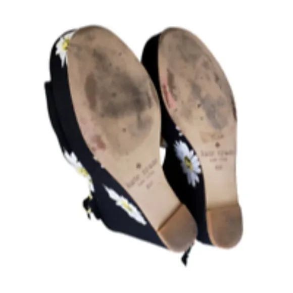 Kate spade NY Dellie Printed DAISY Platform Wedge Shoes Women's Size 8M