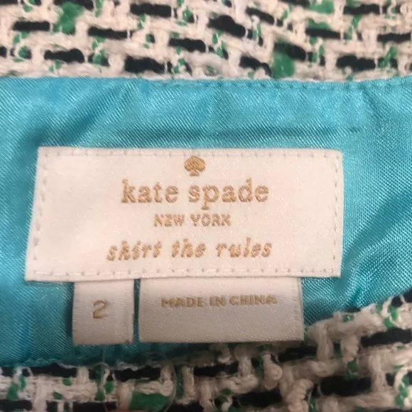 Kate Spade NY “Skirt the Issue” Tweed Boucle Pencil Skirt BNWOT
