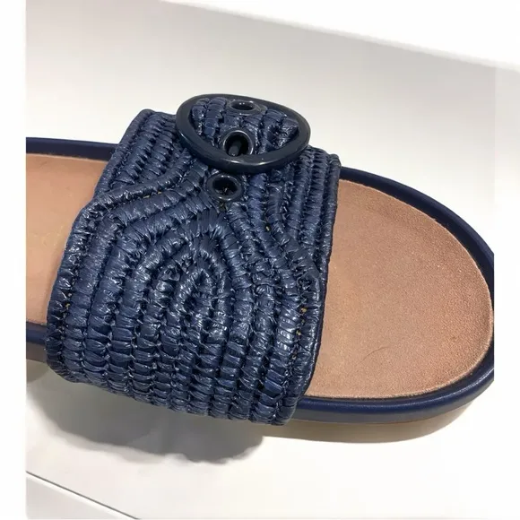 Kate Spade Outerspace Blue Maribelle Sandals size  8  NIB