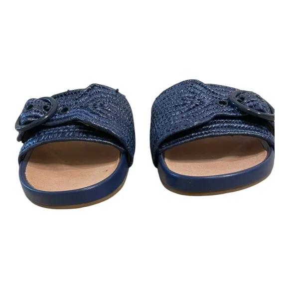 Kate Spade Outerspace Blue Maribelle Sandals size  8  NIB
