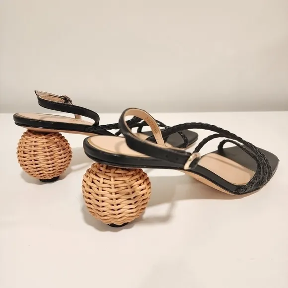 Kate Spade valencia sandals, black, size 7