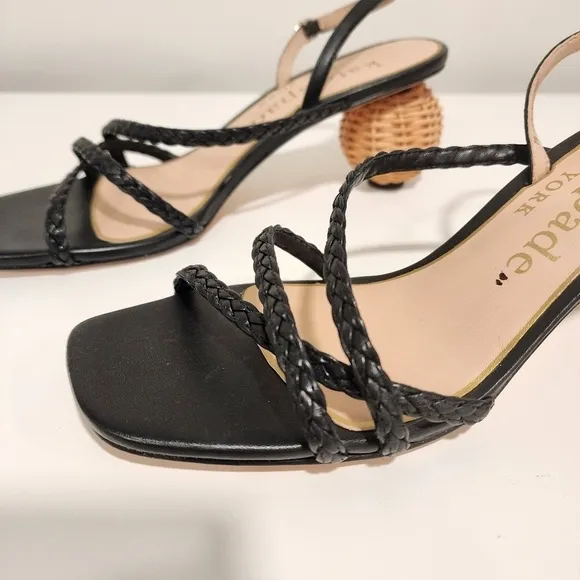 Kate Spade valencia sandals, black, size 7