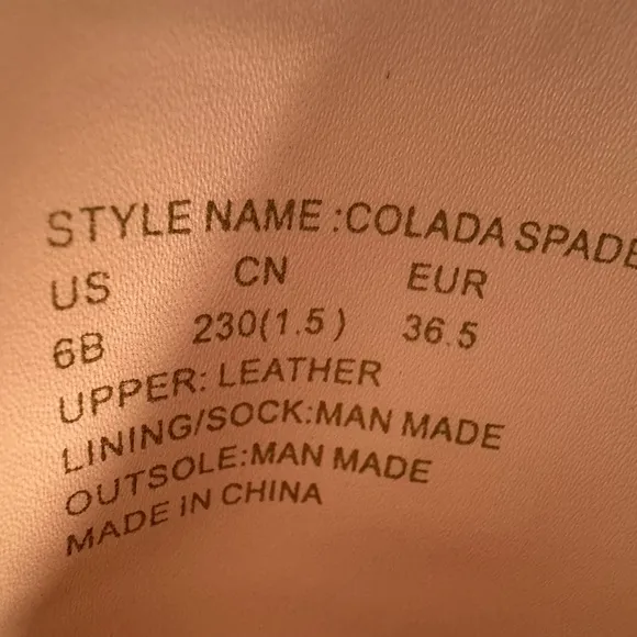 💕Kate Spade Women's Colada Spade Mule Slip-on White Sz 6B Pre-Owned with box