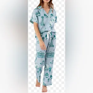 Katie Kime Dallas Toile Pajama Pants Set