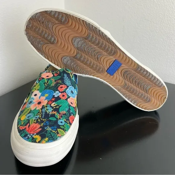KEDS RIFLE PAPER CO Double Decker Slip On Shoes