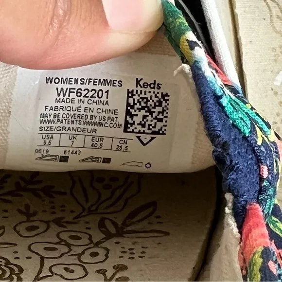 KEDS RIFLE PAPER CO Double Decker Slip On Shoes