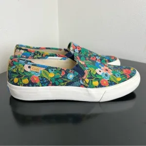 KEDS RIFLE PAPER CO Double Decker Slip On Shoes
