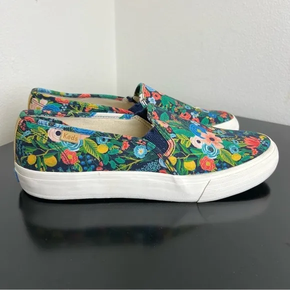 KEDS RIFLE PAPER CO Double Decker Slip On Shoes