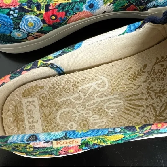 KEDS RIFLE PAPER CO Double Decker Slip On Shoes