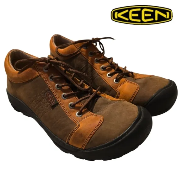 KEEN Austin Brown Walking Hiking Casual Shoes Mens Size 13